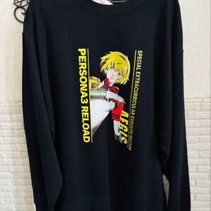 ペルソナ3 リロード アイギス アベイル トレーナー ステッカー付き Mサイズ