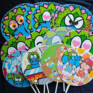 カープ うちわ スライリー 坊や 11本+3本(オマケ)セット