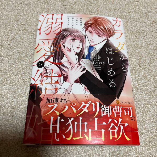 秋月綾/結祈みのり「カラダからはじめる溺愛結婚 婚約破棄されたら極上スパダリに捕まりました 2巻」Eternity COMICS