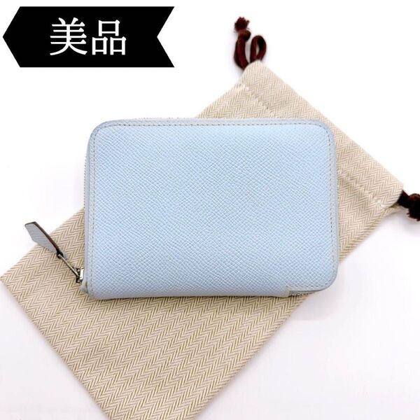 ◇エルメス◇ヴォーエプソン/アザップヴェルティカル/コンパクトウォレット/財布