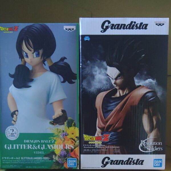 ドラゴンボール GLITTER&GLAMOURS ビーデル グランディスタ 孫悟飯 フィギュア セット
