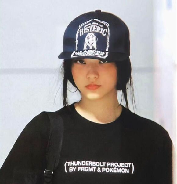 NewJeans ヘリン着用 ヒステリックグラマー ネイビー キャップ