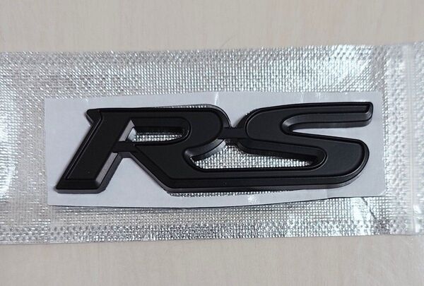 RS エンブレム 汎用 亜鉛合金製 車 ステッカー シール 3Dメタル エンブレム