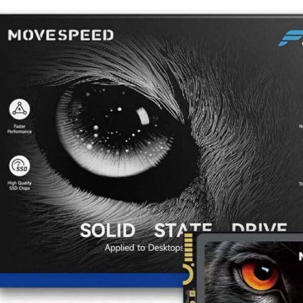 新品 PCIe Gen4x4 R:7450MB/s W:6700MB/s 3DTLC MOVESPEED M.2 SSD 2TB