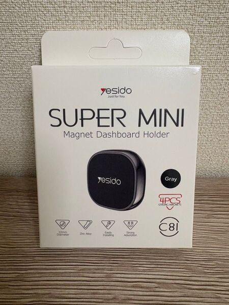 YESIDOマグネットミニ携帯ホルダー|ダッシュボードマグネット車載マウント