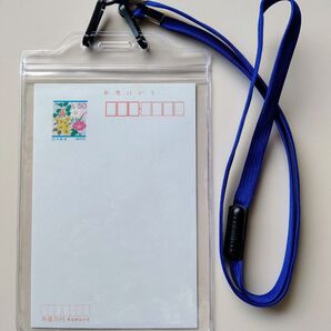 名札 ID ホルダー 吊り下げ 2点 はがき 安全パーツ ストラップ ③