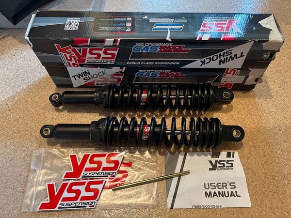 クロスカブ110 東京堂 YSSハイブリットブラックショック 370mm リアサスペンション リアショック