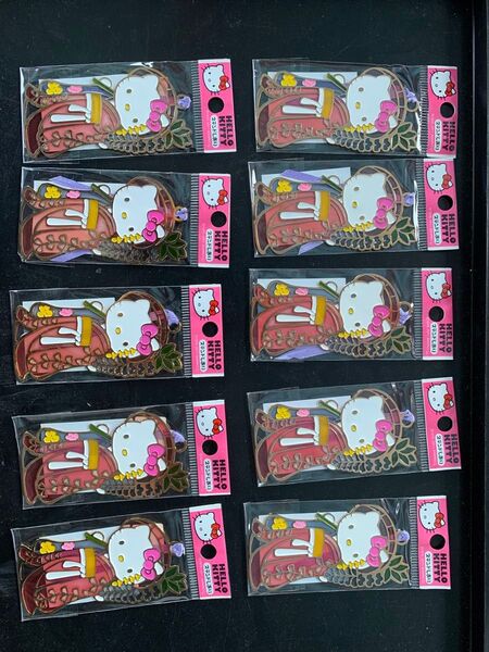 滋賀大津藤娘コラボ ハローキティ ステンドしおり 10枚 まとめ売り