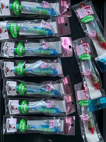 ハローキティ シャープペンシル ボールペン キーホルダー 10点 まとめ売り