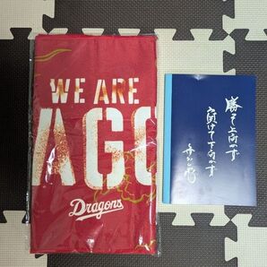 中日ドラゴンズ ファミリーシリーズ2025 オリジナルフェイスタオル 来場特典 ポジティブシンキングノート セット