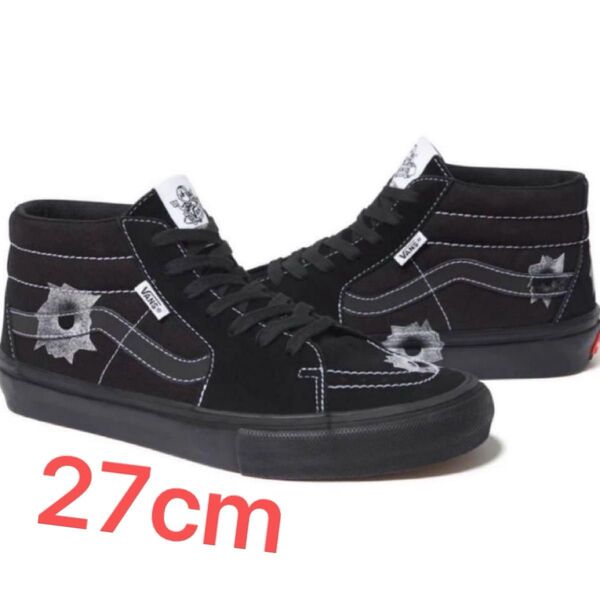 Supreme Vans Nate Lowman Grosso Mid 27cm