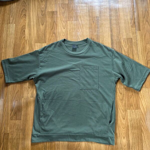 ワークマン Fieldbcoreカーキ色 ポケットTシャツ 半袖