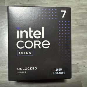 Intel Core Ultra 7 265K LGA1851 新品未開封