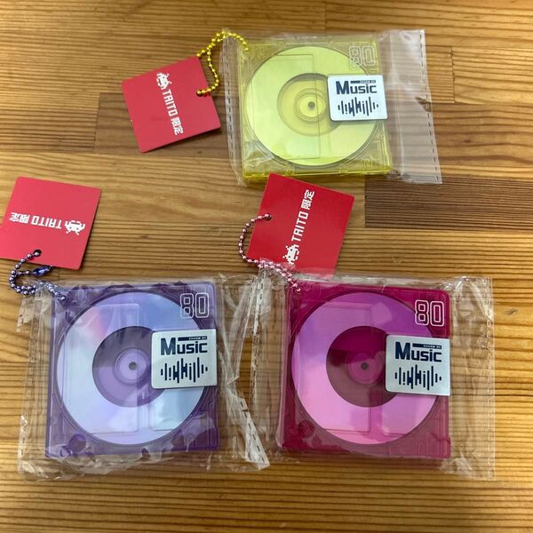 ミニディスク MDディスク MD ミニディスク MDキーホルダー タイトー限定 プライズ タイトー ミニチュア
