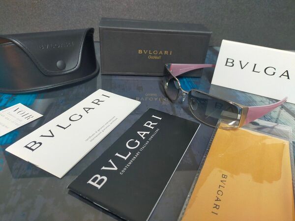 《極美品_ほぼ未使用》BVLGARI(ブルガリ)サングラス