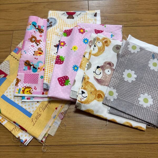 生地 はぎれ まとめ売り くま柄 ハンドメイド