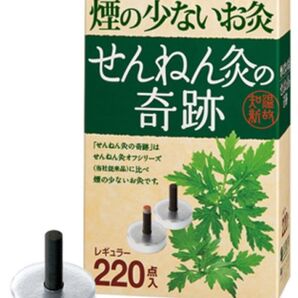 煙の少ないお灸 せんねん灸 奇跡 レギュラー 220個