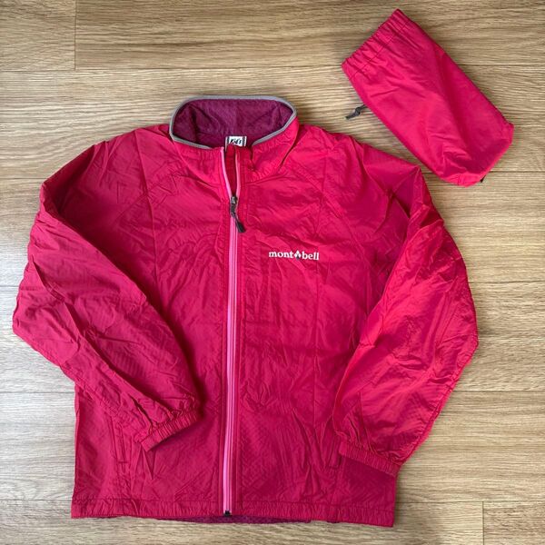 mont-bell キッズ ジャケット 巾着付き 120サイズ