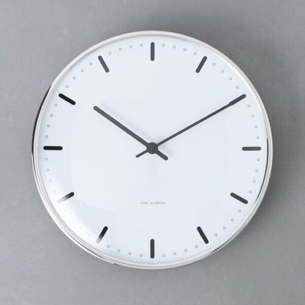 ARNE JACOBSEN CITY HALL アルネ ヤコブセン シティーホール 290mm 掛け時計