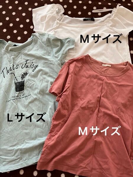 Tシャツ カットソー 半袖 レディース 3枚セット