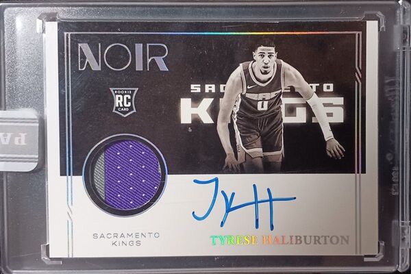 【1/1】Panini Noir Tyrese Haliburton RC Auto RPA NBA 直筆サイン 1of1
