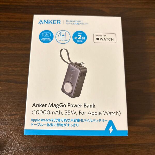 新品未開封 Anker MagGo Power Bank (10000mAh, 35W ブラック USB-C