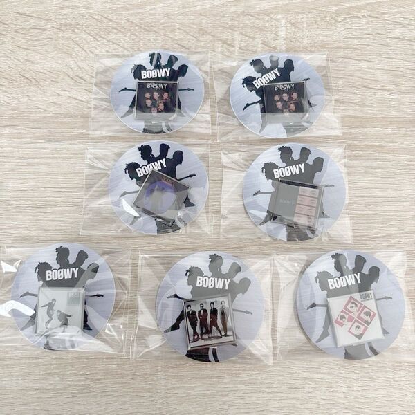BOOWY THE ARTIST COLLECTION ピンズカプセル 6種7個セット