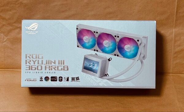 ASUS ROG RYUJIN III 360 ARGB WHT White ホワイト 白 簡易水冷 CPU