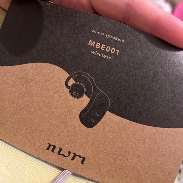 nwm ヌーム 耳スピーカーMBE001 オープンイヤー型 完全ワイヤレス 完売品