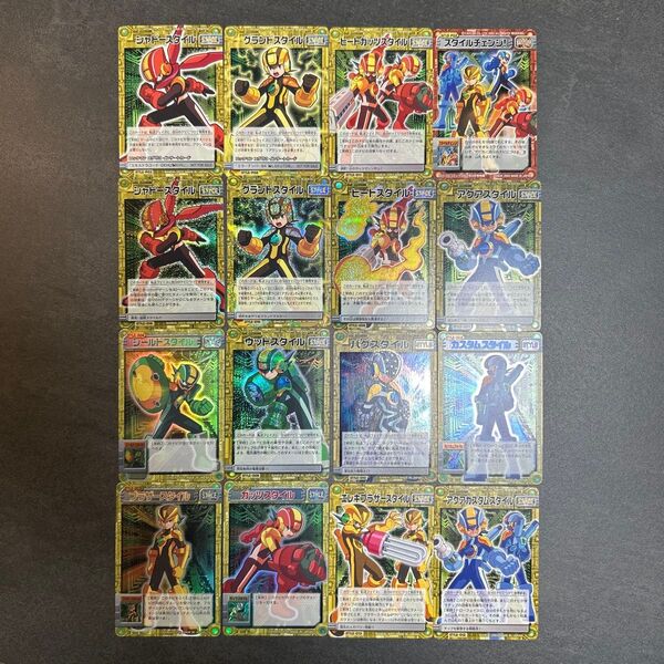 ロックマン エグゼ まとめ売り 16枚 スタイル プロモ キラ BANDAI