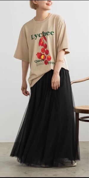 Spick&Span スピックアンドスパン チュールスカート ブラック サイズ38 Mサイズ