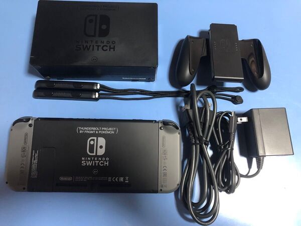 【中古】Nintendo Switch スイッチ 2021モデル ポケモン Thunderbolt Project カスタム