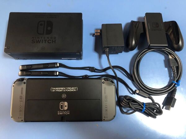 【中古】Nintendo Switch スイッチ 有機ELモデル ポケモン Thunderbolt Project カスタム