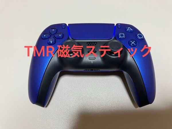 【中古】Sony DualSense ワイヤレスコントローラー ブルー TMR磁気スティック