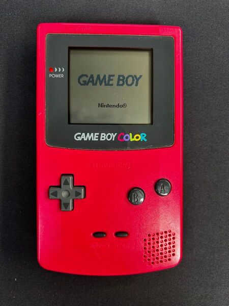 ゲームボーイカラー 本体 レッド Nintendo 動作確認済み