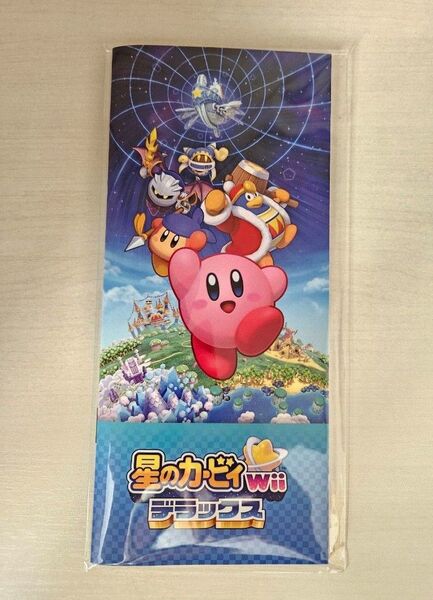 星のカービィ Wiiデラックス オリジナル スリムノート メモ帳 ノート 非売品