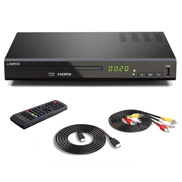 DVD ブルーレイプレーヤー フルHD1080p DVDプレーヤー CPRM再生可能 HDMI/同軸/AV出力 PAL/NTSC