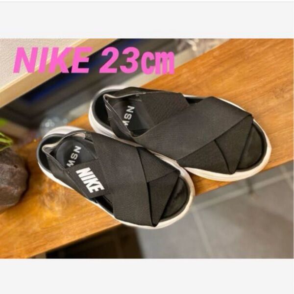 NIKE WMNS PRAKTISK レディースサンダル 23cmブラック