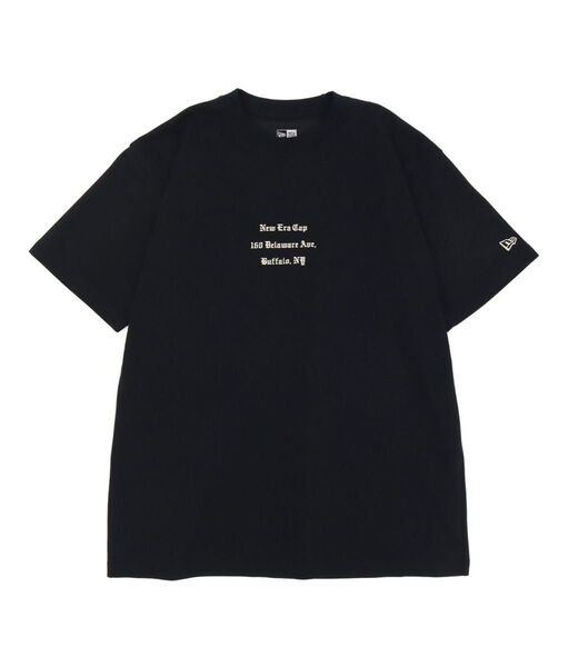 ニューエラ Tシャツ XXL オールドイングリッシュ NEWERA ブラック 黒 バックプリント 大きいサイズ プリントTシャツ