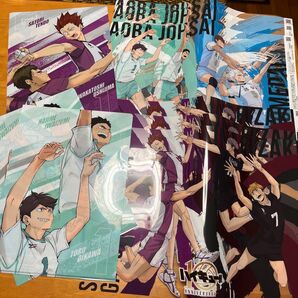 ハイキュー!! 10周年記念クリアファイル オリジナルクリアポスターセット まとめ売り