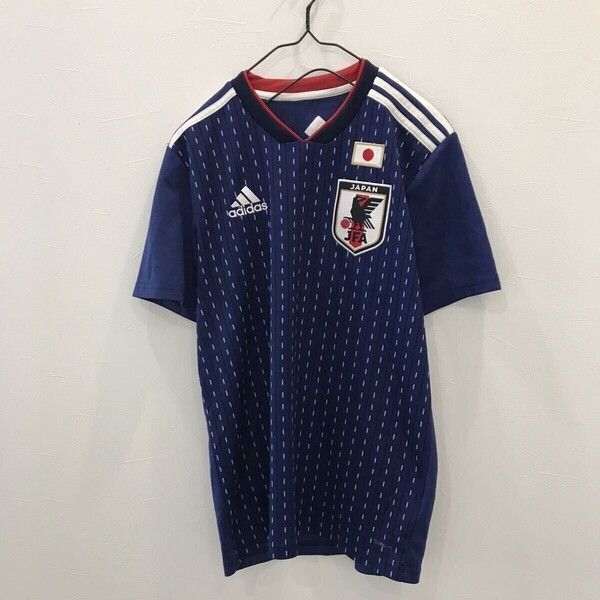 EI928 adidas JFA 日本代表 サポーター 半袖 スポーツウェア サッカー 青 メンズ S