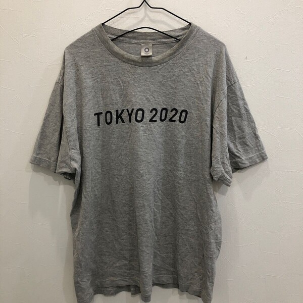 EI1511 オリンピック公式グッズTシャツ半袖 グレー サイズL 東京オリンピック TOKYO2020