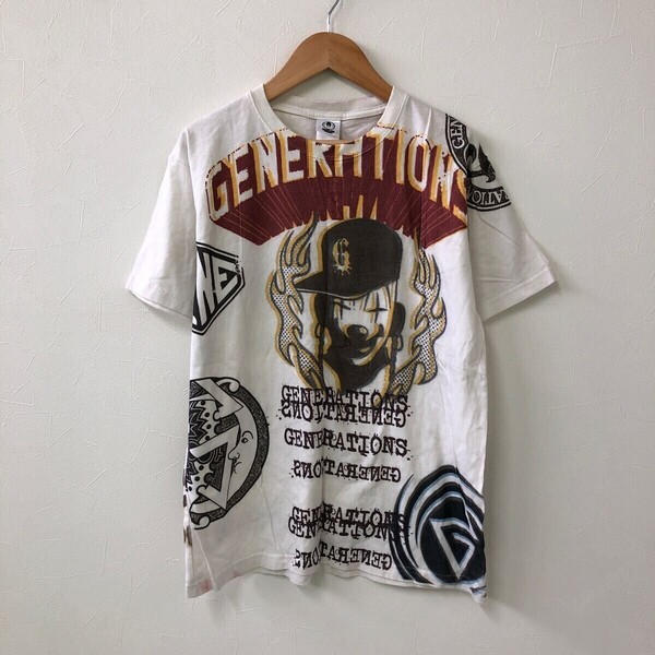 KEI 334 RISING SUN ジェネレーションズ 半袖 Tシャツ ホワイト メンズ M