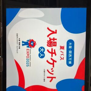 大阪・関西万博 入場チケット(大人) 夏パス 電子チケット