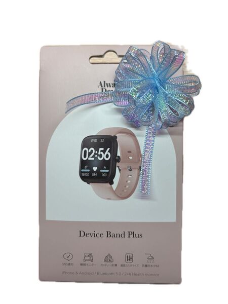 【新品未使用】☆3coins☆Device Band Plus スマートウォッチ ピンク