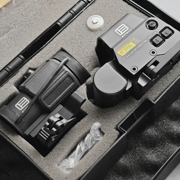 EoTech EXPS3 ホロサイト & G43 マグニファイア セット(ロゴあり・レプリカ・BK)