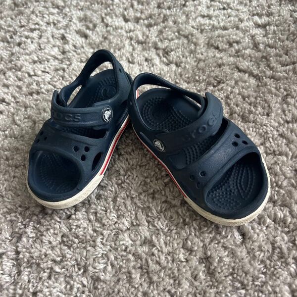 Crocs ネイビー サンダル サイズ5 (13cm)