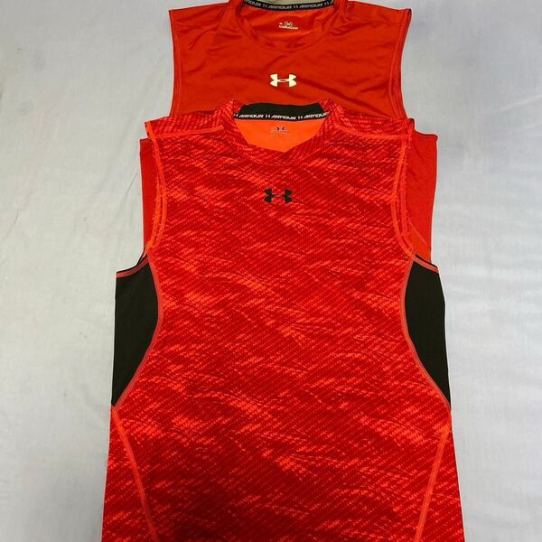 アンダーアーマー UNDER ARMOUR タンクトップ コンプレッション 2枚 メンズXL