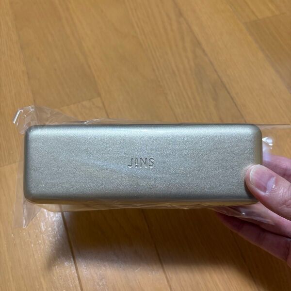 JINS ジンズ メガネケース ゴールド 眼鏡ケース