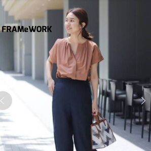 FRAMeWORK フレームワーク タイプライタータックブラウス
